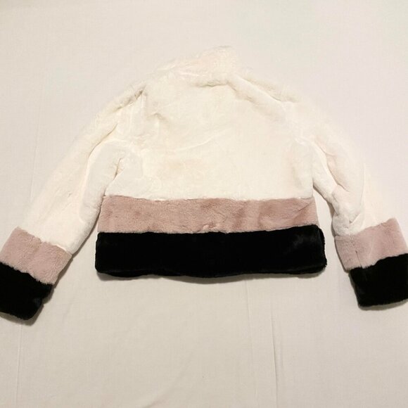 Forever 21 Faux Fur Jacket Womens Size Large - Picture 12 of 15
